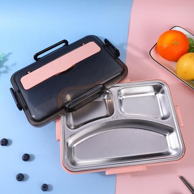 China Viable cheap price stainless steel muli color food bowl one layer food container for sale