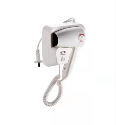 China Eco-friendly Advanced Wall Mounted Hotel Family Bathroom Plastic Hair Dryer Hair Dryer for sale