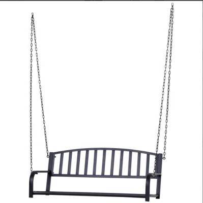 China Modern Outdoor Wrought Iron Swing Furniture Metal Outdoor Patio Chairs for sale