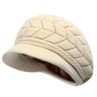 China COMMON Best Selling Winter Knit Wool Ski Hat Womens Winter Hat for sale