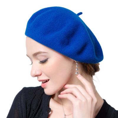 China Factory Direct Sales Autumn And Winter Wool French Women COMMON Beret Hat for sale