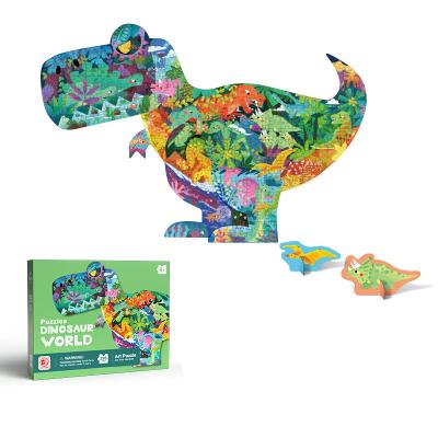 China Customization Stylish Wholesale Quantity Jigsaw Dinosaur Cardboard 3d Jigsaw Educational Toy Puzzle For Children for sale