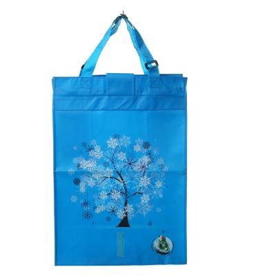 China Nice Quality Tear-Resistant Non Woven Reusable PP Shoulder Bag for sale