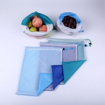 China Reclycled RPET Mesh Produce Bag for Fruits and Vegetables for sale