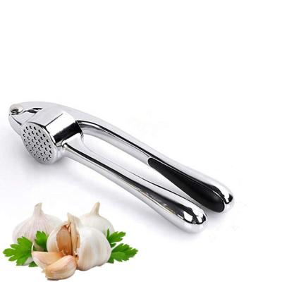 China 2022 Sustainable Amazon Success Cooking Tools Multifunctional Premium Kitchen Instrument Crush Stainless Steel Handle Zinc Alloy Garlic Press for sale