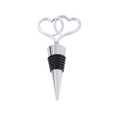 China Wholesale Viable Silver Gold 35g Silicone Wine Topper Bottle Stopper Viable for sale