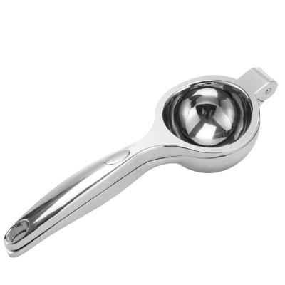 China Viable Silver Color Hand Press China Pres Steel Body Lemon Squeezer Manual Juicer for sale