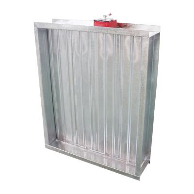 China Fast Response Manufacturers High Efficiency Galvanized Steel Rectangular Fire Damper Exhaust Smoke Fire Damper for sale