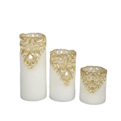 China Home Decoration Hot Selling Paraffin Wax For Carved Led Flameless Candle for sale