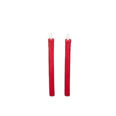 China Plastic Wax The Most Popular And Cheapest Wedding Favor Led Taper Candle for sale