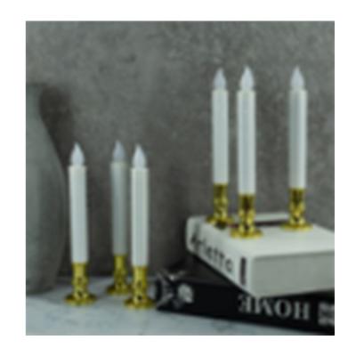 China Professional Factory Supply Flameless Led Battery Operated Flameless Window With Removable Gold Sconces for sale