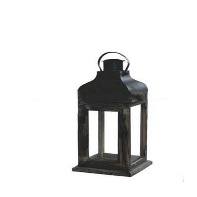 China Wholesale High Quality Home Decoration Home Decorate Glass Wood Lantern for sale