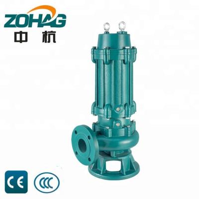 China WQ180-15-15 WQ Industrial Submersible Boiler Water Pumps 15HP Industrial Sewage Water Pump for sale