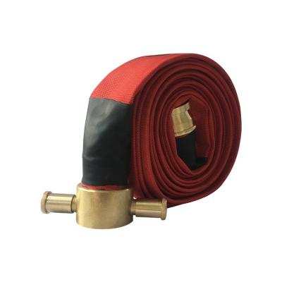 China Fire Fighting Extinguisher Hose Canvas Rubber Hose for sale