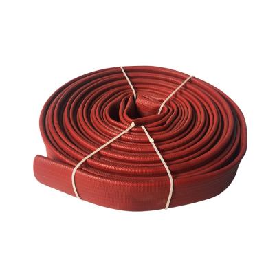 China Firefighters Industrial Red High Pressure Double Jacket Water Pipe Fire Hose for sale