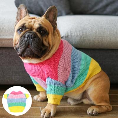 China Viable Products Dog Sweater Pet Sweater V-Neck Custom Warm Soft Small And Medium Small And Medium Dog Knitted Apparel for sale