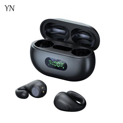 China New YN 2023 Fast Charge Wireless Ear-clip Bluetooth Earphone Sports Comfortable High-tone BT5.3 Headset Bone Conduction Headset for sale