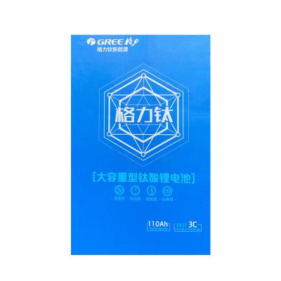 China Rechargeable prismatic storage tank high level discharge titanate battery Lto 2.3v 110ah lithium battery for sale