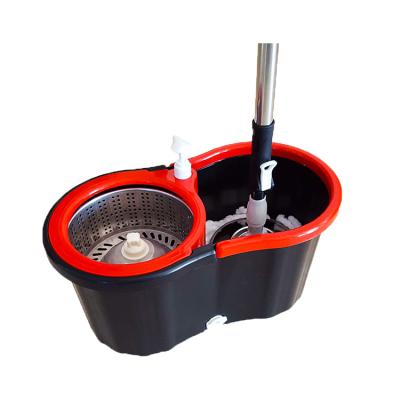 China New Design Durable 360 ​​Round Magic Bucket Twist Broom With Magic Spin Bucket Broom for sale