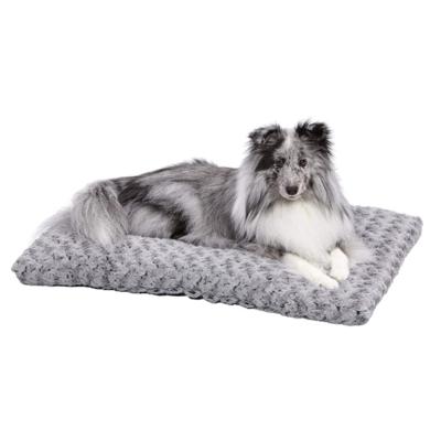 China Travel Pet Warm Bed Rose Plush Dog Mat New Large and Small Dog Protector Pet Bed Cushion for sale