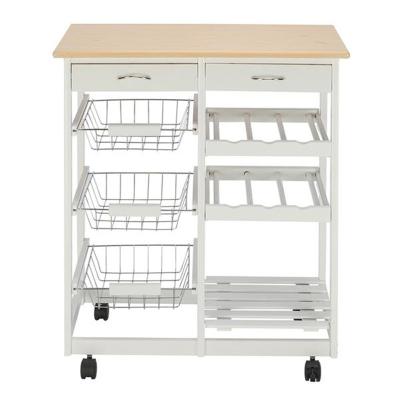 China PANEL kitchen cart white color for sale