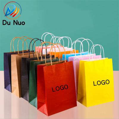 China Wholesale Custom Recyclable Luxury White Brown Gift Wrapping Paper Carrier Gift Wrapping Paper Black Shopping Paper Bag With Your Own Logo for sale