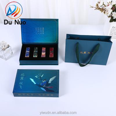 China Recyclable Cosmetics Lipstick Box Packaging Perfume Box Skin Care Gift Box Empty Nail PolishCarton for sale