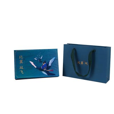 China New Super Luxury Cosmetic Gift Box Flip Gift Set Quality Gift Set Lipstick Cosmetic Box for sale