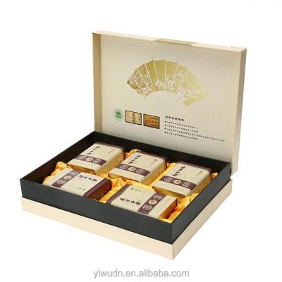 China Recycled Materials Customized Various Specifications Gift Boxes For Tea With Bottom Lid And Luxury Logo for sale