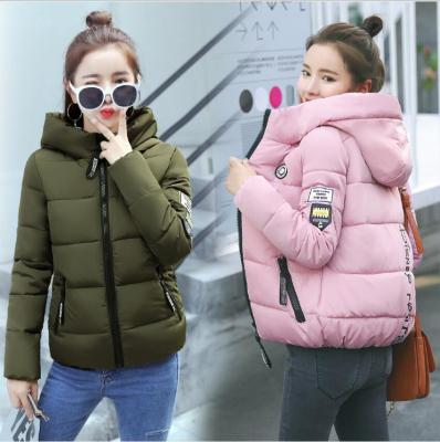 China 2021 New Winter Women Stripper Jacket Parkas Breathable Shiny Thin Cotton Padded Coat Plus Size 5XL Women Thick Warm Short Hooded Jacket for sale