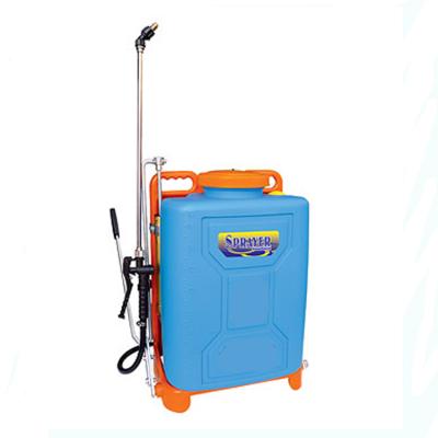 China For agriculture good looking SG 20 farms manual knapsack 20l 18 liter chamber brass sprayer high quality for sale