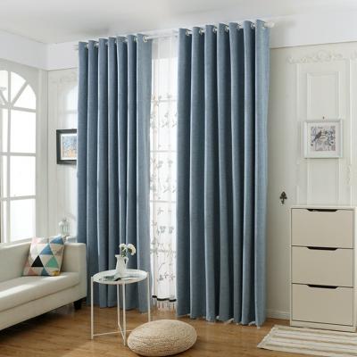 China High Quality Blackout Classic Blackout Window Curtain Fabric Solid Shading Curtains High For Hotel for sale