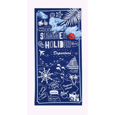 China Child-Proof Ready Made Personalised Custom Recycled Microfiber Cotton Printed Superdry Beach Towel for sale