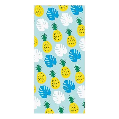 China Custom Printed Recycled Beach Towel 75*150cm Ready Made Child Safe Microfiber Beach Towel Polyester for sale