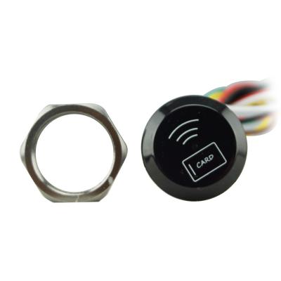 China Door Access Control System RFID 125KHz Small Size Embedded Card Reader 25.6(diameter)*23.5(height)mm for sale