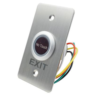 China Motion Detection No Touch DC 12V Door Release Exit Power Switch Button for sale