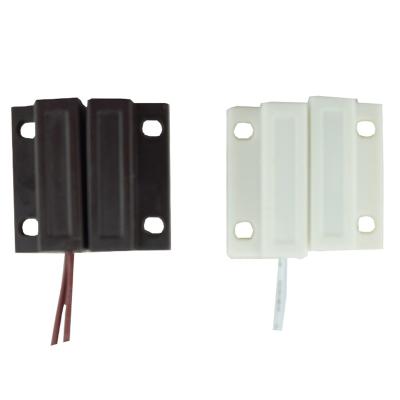 China Wooden Door or Window ABS Plastic Exterior Door Magnetic Contact Sensor Switch for sale