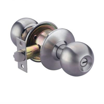 China Cylinder Lock Hotel/Home/School/Office Knob Door Lockset Knob Top Security for sale