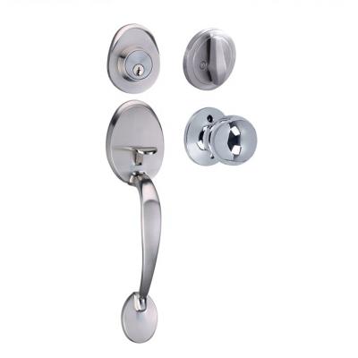 China Hotel/Home/School/Office Door Entry Handleset Style American Lock With High Security for sale