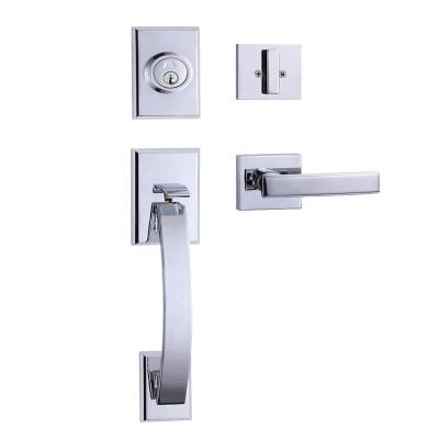 China Hotel/Home/School/Office New Arrival Mortise Handle ANSI STANDARD Residential Entry Door Lock Door Handle Lock Wood Handleset for sale