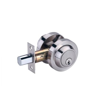 China High Quality Zinc Alloy Hotel/Home/School/Office Double Sided Tubular Door Deadbolt Lock For Entry/Passage Door for sale