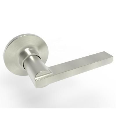 China ET New Design Satin Nickel Door Lever High Quality Zinc Alloy Handle Dummy Door Lockset for sale