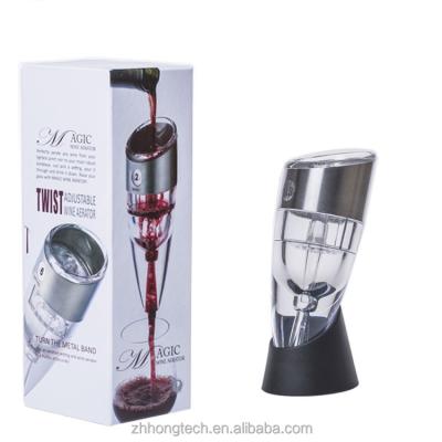 China Plastic Perfect New Design Adjustable Wine Aerator Decanter, Wine Aerator Set, Wine Aerator Sediment for sale