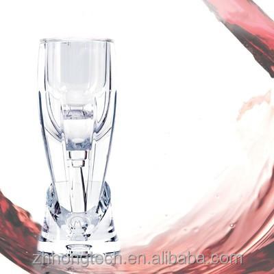 China New Plastic Crystal Wine Aerator Unique Portable Wine Decanter For Sale for sale