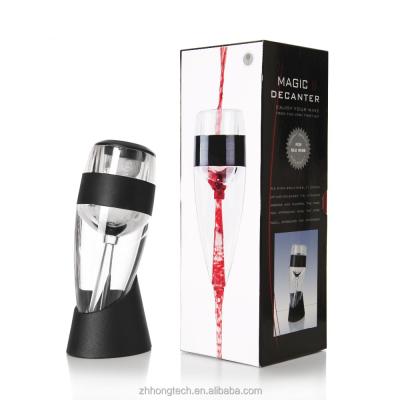 China Plastic Professional Wine Aerator , Magic Decanter Luxury Aerator Set Use For Sale for sale