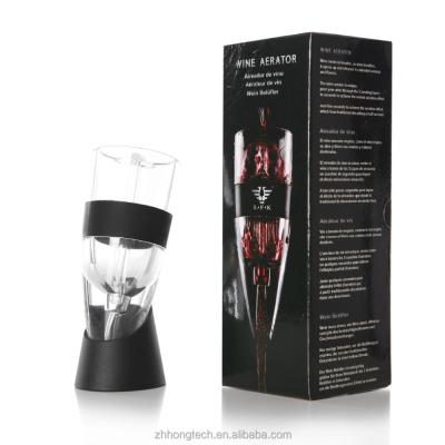 China Stored Wine Aerator Decanter Glass Red Wine Aerator With Umbrella Shape for sale