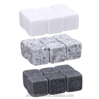 China Customized Viable Wholesale Cooling Ice Cube Engraved Stones for sale