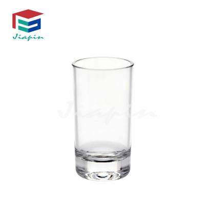 China 50ml Clear Unbreakable Shatterproof Shot Glass Small Plastic PC Tumbler Water Cup Straight Drinks Cups for sale