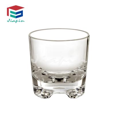 China modern crystal clear reusable stackable plastic tumbler made in china for sale