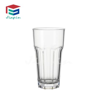 China 15oz Modern Unbreakable Crystal Clear Plastic Wine Soda Juice Whiskey Beer Tumbler Mug With Good Quality for sale